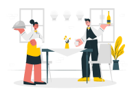 Illustration d'un restaurant